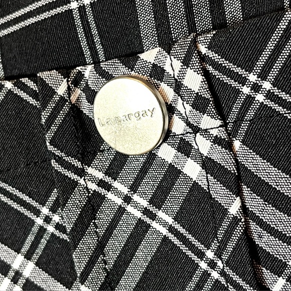 La Pargay Black and White Plaid Shorts - Picture 7 of 7